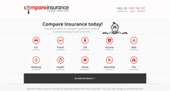 Desktop Screenshot of compareinsurance.com.au